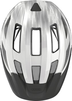 KASK ABUS MACATOR WHITE SILVER M
