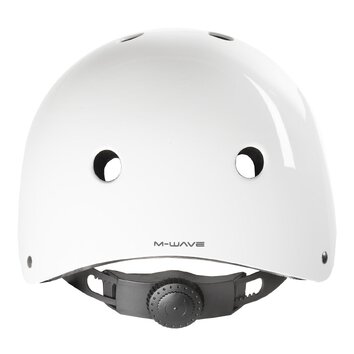 KASK BMX M 54-58 BIAŁY POŁYSK