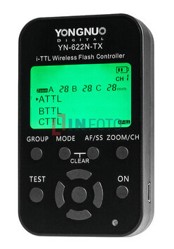 Kontroler wyzwalaczy radiowych Yongnuo YN622N-TX do Nikon