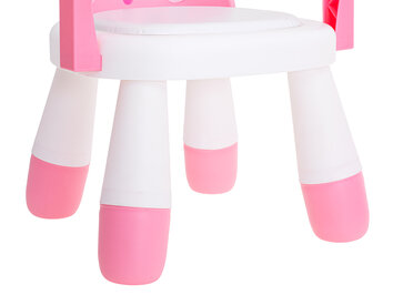 Krzesełko stolik do karmienia i zabawy różowy