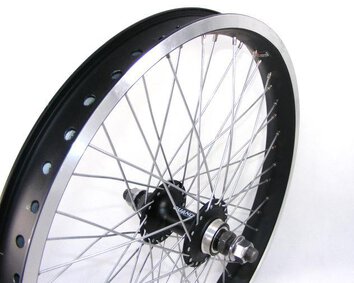 KOŁO 20" T. ALU BMX 48-OTW CZARNE M14