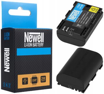 Ładowarka LCD + 2x bateria Newell LP-E6 do Canon