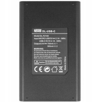 Ładowarka LCD + bateria Newell NP-FZ100 do Sony