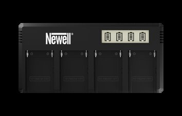 Ładowarka czterokanałowa Newell DF-4CH do akumulatorów NP-F do Sony