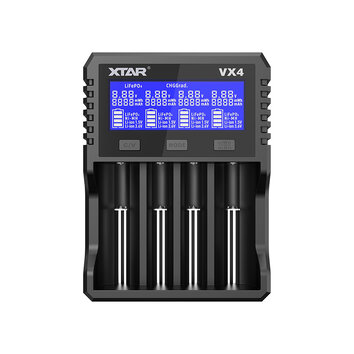 Ładowarka do akumulatorów Li-ion 1,5V / 3,6 / 3,7V / Li-FePO4 / Ni-MH XTAR VX4