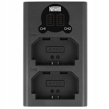 Ładowarka dwukanałowa Newell do akumulatorów NP-FZ100 SONY USB-C!