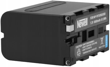 Ładowarka LCD + bateria Newell NP-F950 NP-F960 NP-F970 do Sony