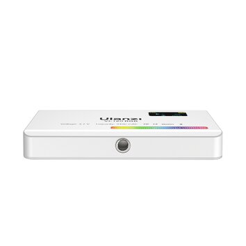Lampa LED Ulanzi VL120 - RGB, WB (2500 K - 9000 K), biała