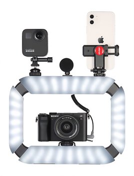 Lampa LED z adapterem do smartfona Ulanzi U200 - WB (2500 K - 8500 K)