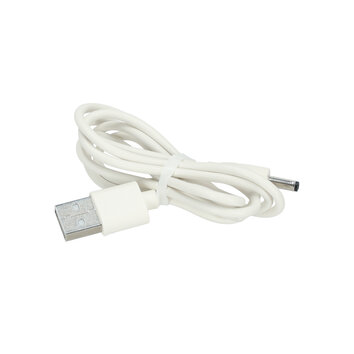 Lampka nocna dla dzieci silikonowa USB biała  kotek leżący