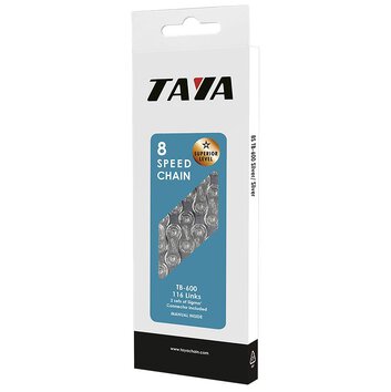 ŁAŃCUCH 116 TAYA TB600+ 2ZŁĄCZKI 7/8 SPEED