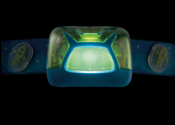 Latarka czołowa, czołówka dla dzieci Petzl Tikkid E091BA00 niebieska