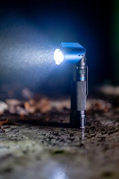 Latarka taktyczna Newell FL1000LUV USB-C z UV i laserem