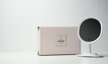 Lusterko do makijażu Humanas HS-ML03 z podświetleniem LED - białe