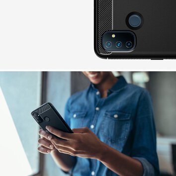 SPIGEN RUGGED ARMOR ONEPLUS NORD N100 MATTE BLACK
