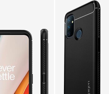 SPIGEN RUGGED ARMOR ONEPLUS NORD N100 MATTE BLACK
