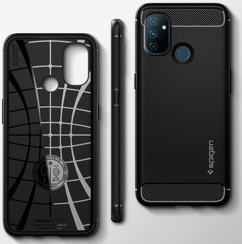 SPIGEN RUGGED ARMOR ONEPLUS NORD N100 MATTE BLACK