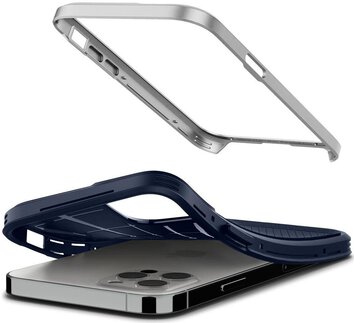 SPIGEN NEO HYBRID IPHONE 12/12 PRO SATIN SILVER
