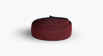 OWIJKA NABICO SILICOGRIP 3D 3,0 MM CZARNO-CZERWONA