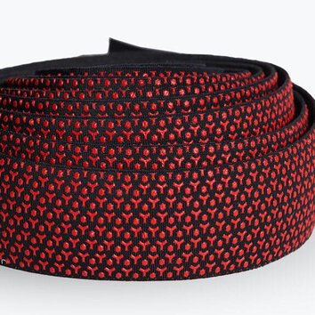 OWIJKA NABICO SILICOGRIP 3D 3,0 MM CZARNO-CZERWONA