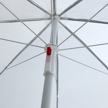 Parasol ogrodowy plażowy regulowany łamany składany UV 150cm szary