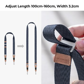 Pasek do aparatu K&F Concept Alpha Strap - ciemnoszary