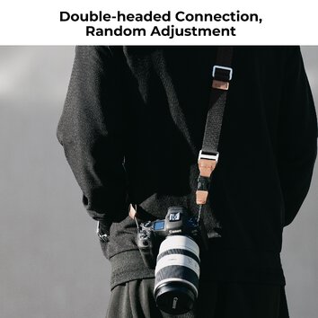 Pasek do aparatu K&F Concept Alpha Strap - czarny