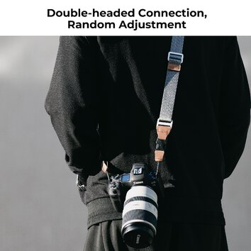 Pasek do aparatu K&F Concept Alpha Strap - szary