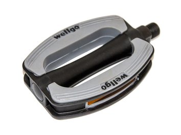 PEDAŁY WELLGO C160 MTB CZARNE PLASTIK/KRATON