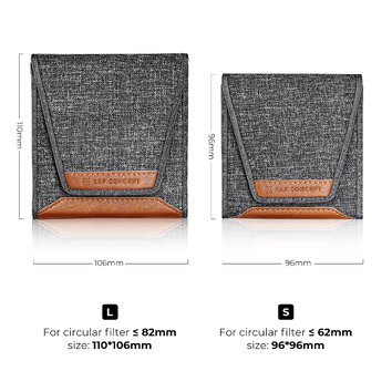 Pokrowiec na filtry K&F Concept 841D - 62 mm