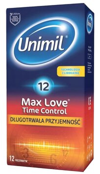 Prezerwatywy Unimil Max Love Time Control 12pak
