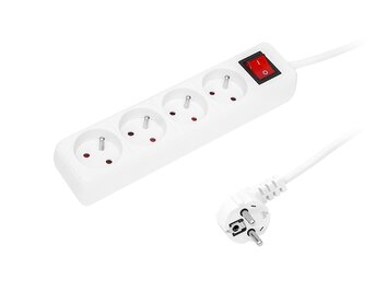 Przedłużacz sieciowy 4G 1,5M biały Blow