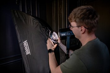 Softbox prostokątny Newell 35 x 140 cm