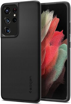 SPIGEN THIN FIT GALAXY S21 ULTRA BLACK