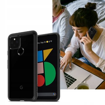 SPIGEN ULTRA HYBRID GOOGLE PIXEL 5 MATTE BLACK