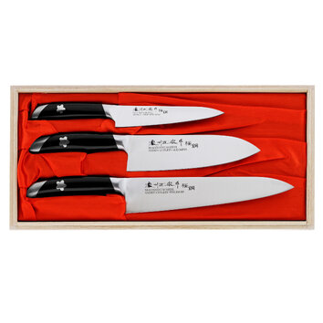 Satake Sakura Zestaw 3 noży w drewnianym pudełku