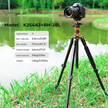 Statyw K&F Concept K254A3 z głowicą kulową BH-28L