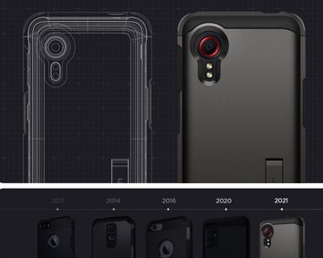 SPIGEN TOUGH ARMOR GALAXY XCOVER 5 GUNMETAL
