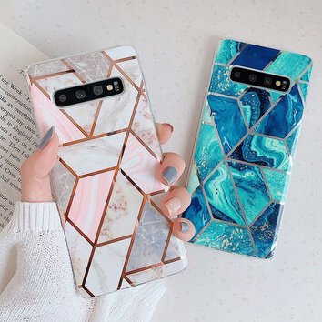 TECH-PROTECT MARBLE GALAXY A12 PINK
