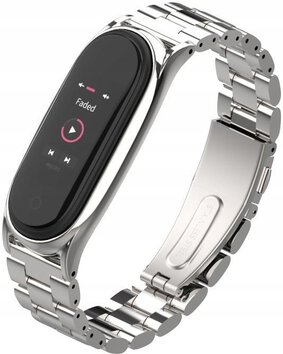 Tech-Protect Stainless Silver do XIAOMI MI BAND 5/6