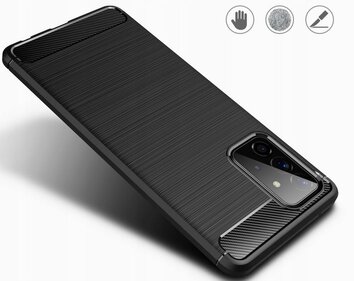 TECH-PROTECT TPUCARBON GALAXY A72 BLACK