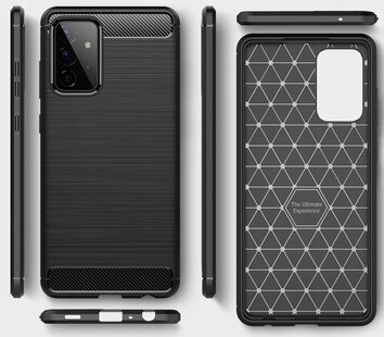 TECH-PROTECT TPUCARBON GALAXY A72 BLACK