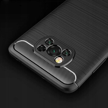 TECH-PROTECT TPUCARBON XIAOMI POCO X3 PRO/X3 NFC BLACK