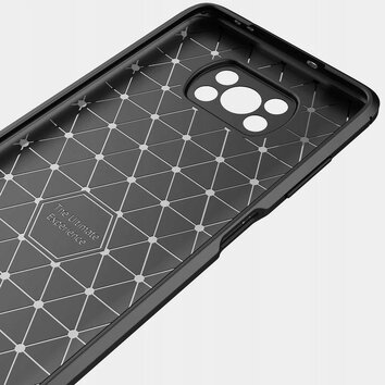 TECH-PROTECT TPUCARBON XIAOMI POCO X3 PRO/X3 NFC BLACK