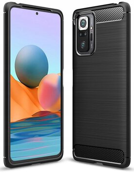 TECH-PROTECT TPUCARBON XIAOMI REDMI NOTE 10 PRO BLACK