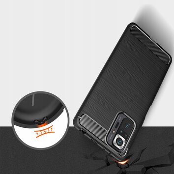 TECH-PROTECT TPUCARBON XIAOMI REDMI NOTE 10 PRO BLACK