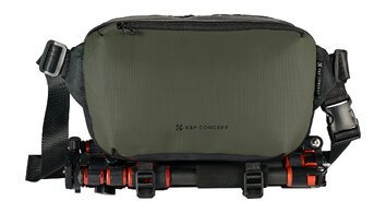 Torba fotograficzna K&F Concept Alpha Sling Bag 10 l - ciemnozielona