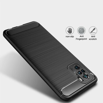 TECH-PROTECT TPUCARBON XIAOMI REDMI NOTE 10/10S BLACK