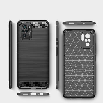 TECH-PROTECT TPUCARBON XIAOMI REDMI NOTE 10/10S BLACK