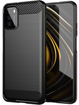 TECH-PROTECT TPUCARBON XIAOMI POCO M3 BLACK